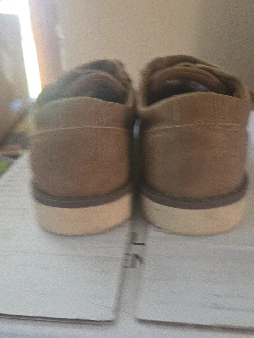 Gymboree Boys Brown Hook-and-Loop Dress Shoes